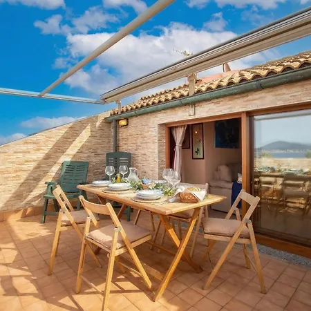 Grand Sunset Penthouse With 2 Terraces And Garage 아파트
