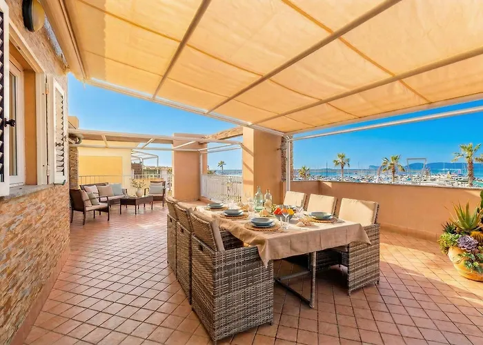 Grand Sunset Penthouse With 2 Terraces And Garage Apartment